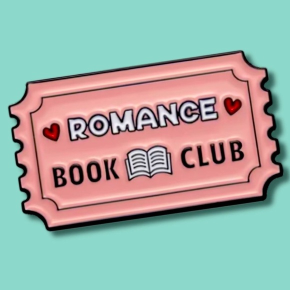 SALE Romance Book Club Ticket Enamel Pin - Picture 1 of 1